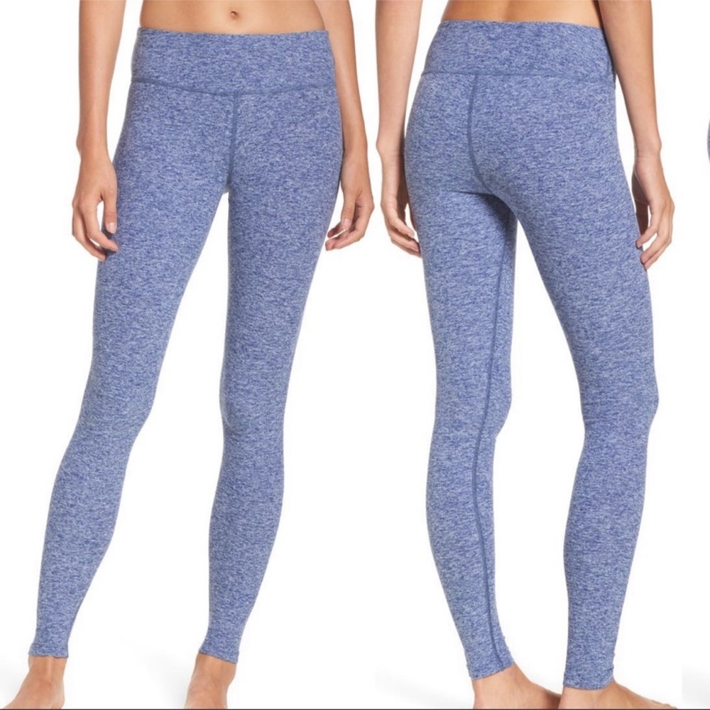BEYOND YOGA Blue Space Dye Leggings - Picture 1 of 4